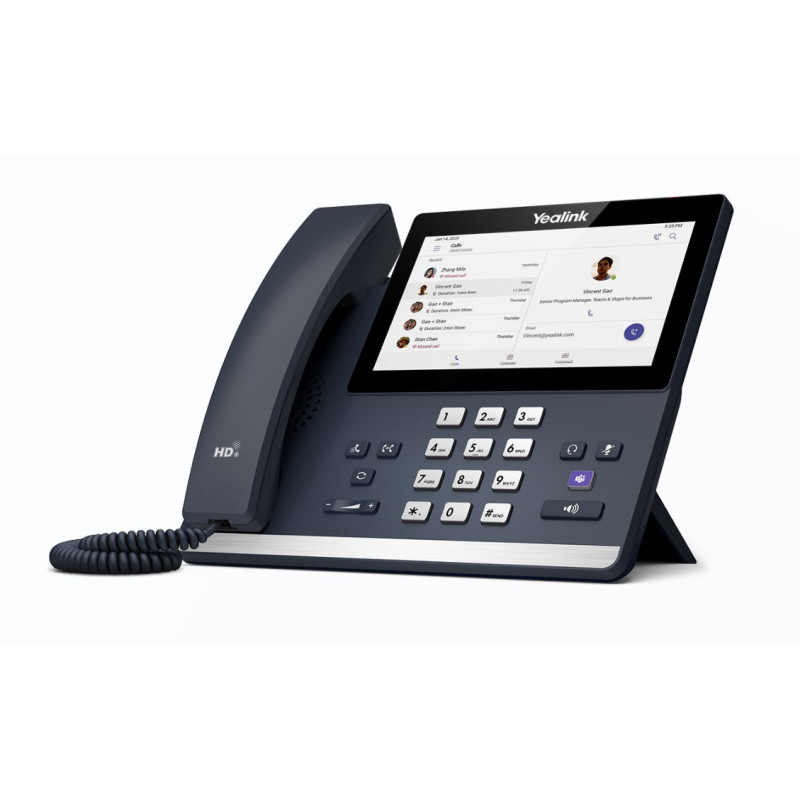 Yealink MP56 E2 Teams IP Phone, Android 13, Mid-level, Teams and Skype Compatible, 7-inch touchscreen, HD Audio, Teams button