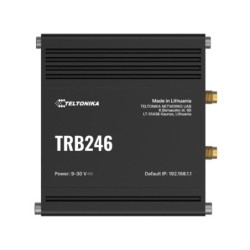 Teltonika TRB246 Industrial IoT Gateway, 4G/LTE(Cat 4), Dual SIM, Auto-Failover, Backup WAN, Supports DNP3, DLMS, Modbus, PSU