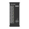 Teltonika TSF010 Flat Ethernet Switch, 3-Pin Power Input, Flat and Compact Design, Plug-and-Play, 7-57 VDC, PSU excluded