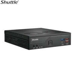 Shuttle DH770 Slim Mini PC, Intel ® 14th/13th/12th Gen LGA1700 socket, 1L, H770, 2x DDR5, 2x 2.5G LAN, 2x COM, 4x USB 3.2 Ge