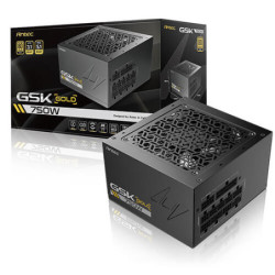 Antec GSK750 80  Gold Fully Modular ATX 3.1, PCI-E 5.1 latest High Quality Japanese Capacitors, Ultimate performance and reli