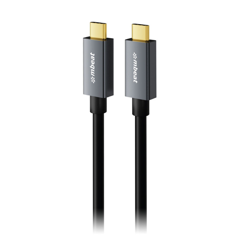 mbeat® Tough Link 1m USB 4.0 USB-C Cable - Space Grey Video Resolution: Maximum 8K/60Hz Package Weight: 85g USB-C 4.0 Produc