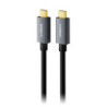 mbeat® Tough Link 1m USB 4.0 USB-C Cable - Space Grey Video Resolution: Maximum 8K/60Hz Package Weight: 85g USB-C 4.0 Produc