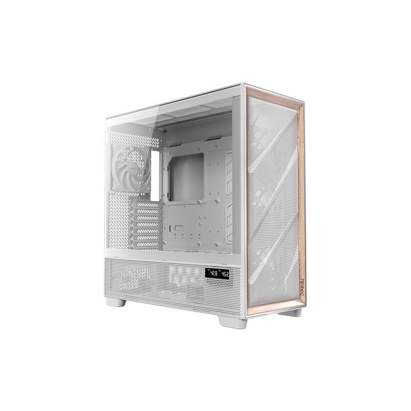 Antec FLUX PRO, E-ATX Premium Birch, Iunity Temperature Display. CPU and GPU LED Display, 6x High Performance Fans, ARGB PWN 