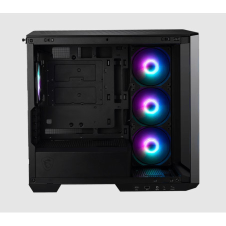 MSI MAG PANO M100R PZ Micro ATX Tower Case, 1x USB 3.2, M-ATX/ ITX, 1x LED, 1x 2.5', 1x 2.5'/3.5', Micro ATX Tower