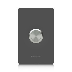 Ubiquiti Access Button, Push-to-exit Button Designed For UniFi Access Hubs, Contacting Rate 30V DC, 2A, Indoor Only