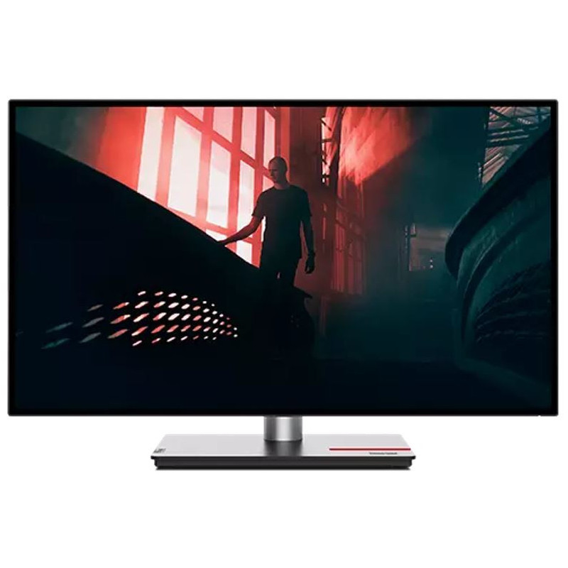LENOVO ThinkVision P27Q-30 27' 75Hz QHD IPS Monitor 2K 2560x1440 16:9 4ms Height Adjustable Tilt Pivot Swivel HDMI 2xDP 5xUSB