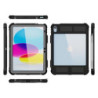 USP Apple iPad (11') (A16) (11th Gen) / iPad (10.9') (10th Gen) WaterProof Case Black-Support Smart Control Keyboard, 360° R