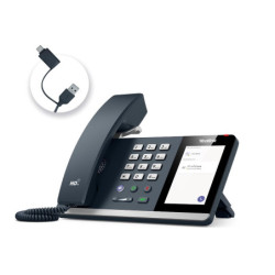 Yealink MP45 USB Teams Phone Desk Corded Phones for Work, Certified by Microsoft Teams Skype for Business System, Powered by 