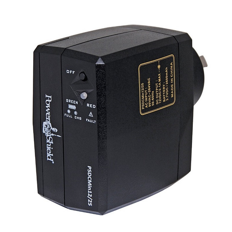 PowerShield DC Mini 12V DC 18W (1.5A) Plug Pack UPS, compact and efficient power backup for small DC devices