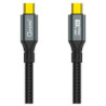 Oxhorn 2m USB-C to USB-C USB 3.2 Gen2 Braided 20Gbps 8K@60Hz 5A 20V 100W PD Fast Charging Video Cable for Laptop Phone Tablet