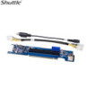 Shuttle XPCs Add-On Cards includes a PCIe riser card with a Molex power cable and a power extender cable