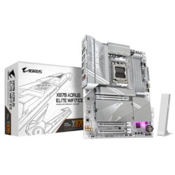 Gigabyte X870 AORUS ELITE WF7 ICE AMD AM5 ATX Motherboard 4x DDR5~256GB,3x PCIe x16, 4x M.2, 4x SATA 6, 4x USB 3.2, 4x USB2.0