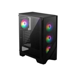 MSI MAG FORGE 120A AIRFLOW ATX Case, 2x USB 3.2, 1x Mic-in / Audio-out, 1x LED, 3x 2.5', 2x 2.5'/3.5', ATX / Micro-ATX / Mini