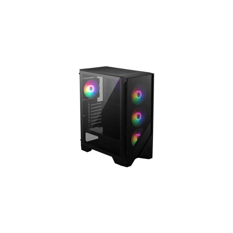 MSI MAG FORGE 120A AIRFLOW ATX Case, 2x USB 3.2, 1x Mic-in / Audio-out, 1x LED, 3x 2.5', 2x 2.5'/3.5', ATX / Micro-ATX / Mini