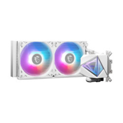 MSI MAG CORELIQUID I240 White Liquid CPU Cooler, LGA 1150/1151/1155/1156/1200/1700  Next gen AM5/AM4 3y warranty