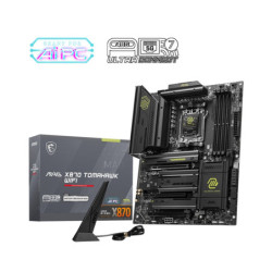 MSI MAG X870 TOMAHAWK WIFI, AMD AM5 ATX Motherboard 4x DDR5~256GB, 3x PCIe x16, 4x M.2, 5x USB 3.2, 4x USB2.0, 3x USB-C
