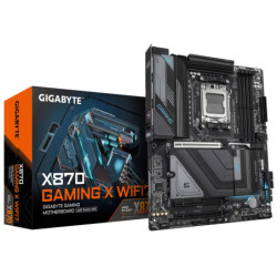 Gigabyte X870 GAMING X WIFI7 AMD AM5 ATX Motherboard 4x DDR5~256GB,3x PCIe x16, 3x M.2, 4x SATA 6,4x USB 3.2, 4x USB2.0, 2x U