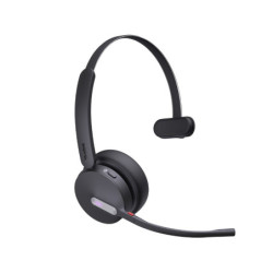 Yealink WH64 Hybrid Mono with Charging Stand DECT Wireless Headset, DECT & Bluetooth Hybrid Wireless 3-Mic Noise Cancellation