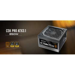 Antec CSK850 PRO Semi-Modular latest ATX 3.1, PCI-E 5.1 for 4080, 5080, 7900xt, 90x High Quality Japanese Capacitors, Perform