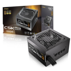 Antec CSK1000 PRO Sem-Modular ATX 3.1, PCI-E 5.1  for 4090, 5090 & 7900, 9070 High Quality Jap Capacitors, Performance and Re