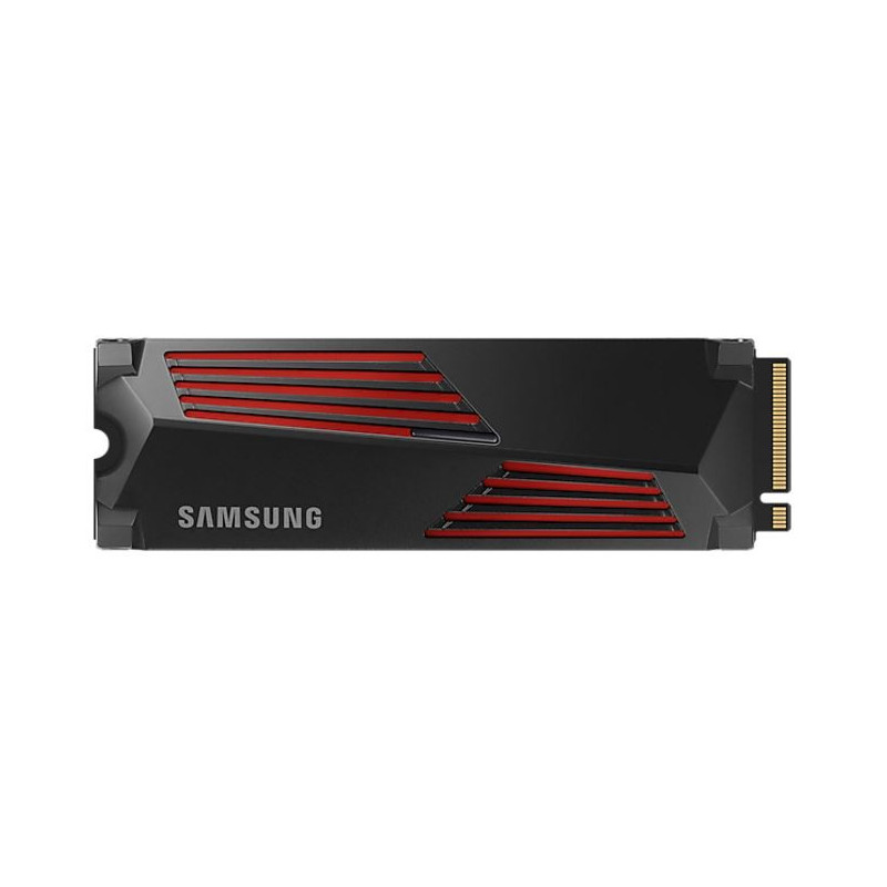 Samsung 990 Pro 1TB with Heatsink Gen4 NVMe SSD 7450MB/s 6900MB/s R/W 1550K/1200K IOPS 600TBW 1.5M Hrs MTBF for PS5 5yrs Wty