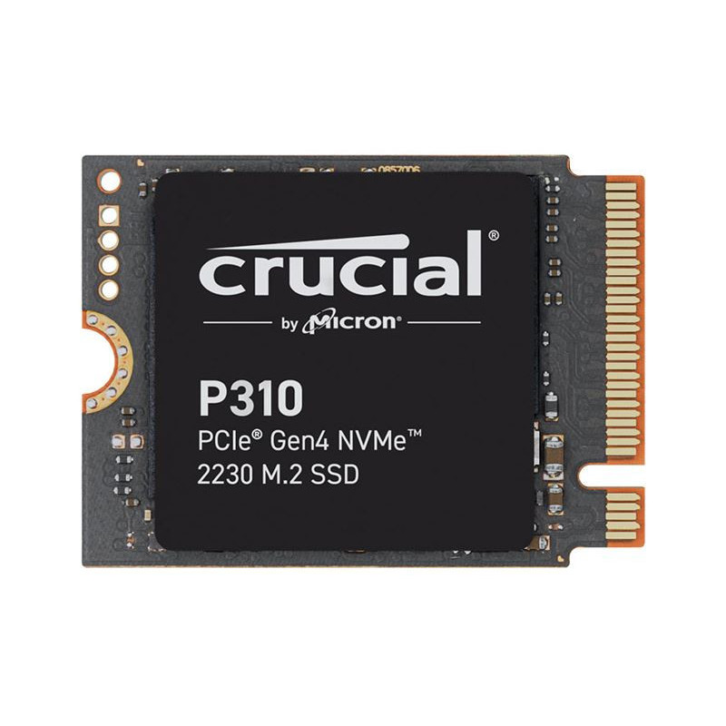Crucial P310 1TB M.2 2230 NVMe SSD 7100/6000 MB/s 1M IOPS 220TBW 2M MTTF for MS Surface Pro Valve Steam Deck Asus Rog Ally Le