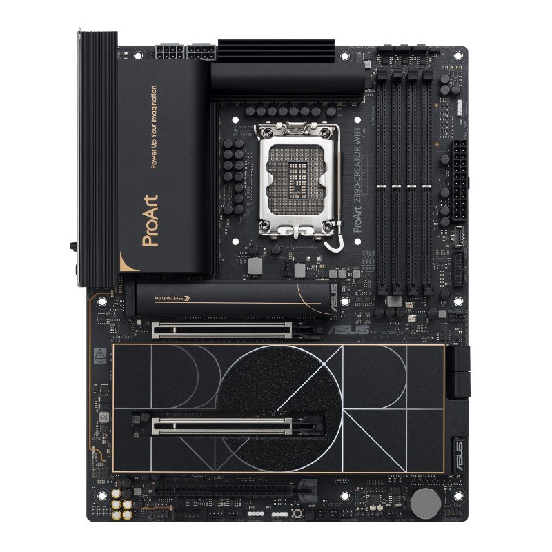 ASUS ProArt Z890-CREATOR WIFI MB, Z890, 4x DDR5, 3x PCI-E 5.0/4.0 x16, 5x M.2, 4x SATA3, 6x USB-A 3.2, 3x Thunderbolt, HDMI 2