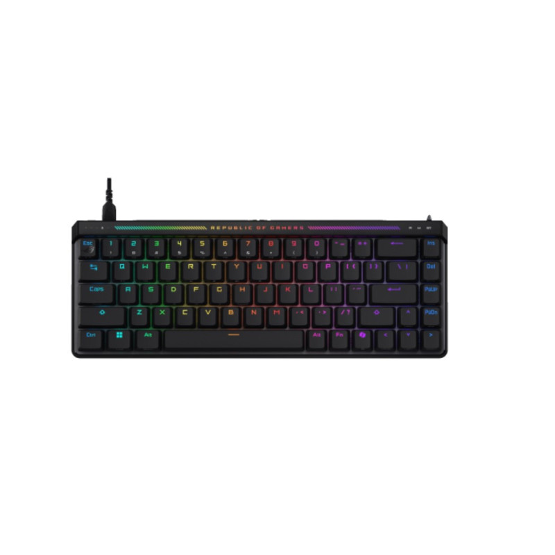ASUS ROG Falchion Ace HFX 65% Compact Gaming Keyboard, Magnetic Switches,  Interactive Touch Panel, Dual USB-C Ports