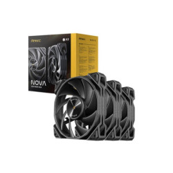 Antec Nova 120 PWM 3-Phase Speed Controller. Low Power, High Heat Dissipation, Low Noise Ultimate Fan - 3 Packs with controll