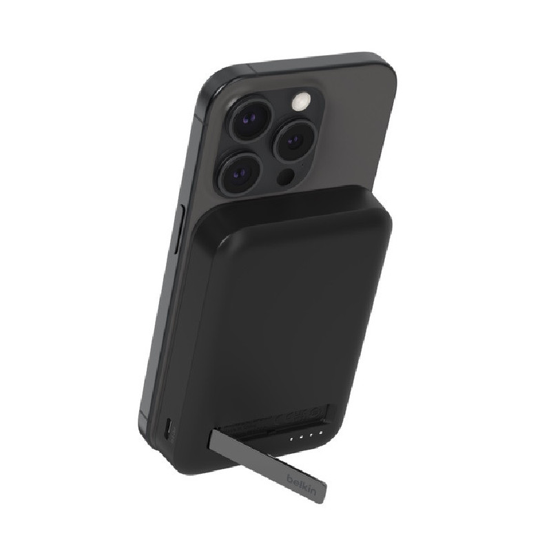 Belkin BoostCharge Pro 8k mAh Magnetic Power Bank With Qi2   USB-C Cable (1M) - Black(BPD007BTBK),15W, 1xUSB-C, Compact & Por