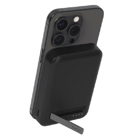 Belkin BoostCharge Pro 8k mAh Magnetic Power Bank With Qi2   USB-C Cable (1M) - Black(BPD007BTBK),15W, 1xUSB-C, Compact & Por