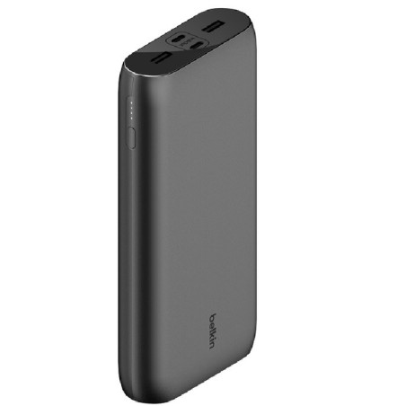 Belkin BoostCharge CCC-Certified 26k mAh Power Bank (4 Port )   USB-C to USB-C Cable (45CM) - Black (BPB016BTBK), 2x USB-A, 2