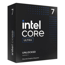 Intel Core Ultra 7 Processor 265KF LGA1851 (30M Cache, Up to 5.50 GHz)(15th Gen)   Please note: No CPU Cooler Included