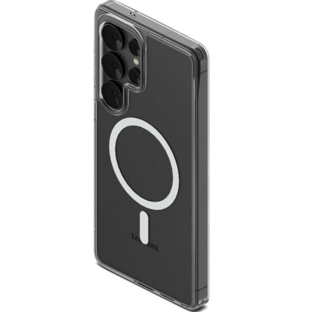 Cygnett AeroMag Samsung Galaxy S25 Ultra  5G (6.2') Clear Magnetic Case- (CY5288CPAEG),Anti-Yellowing,UV Resistance,Shock Abs
