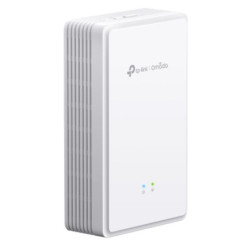 TP-Link EAP615GP-Wall Omada AX1800 Wi-Fi 6 Wall Plate GPON Access Point, 574Mbps at  2.4 GHz   1201 Mbps at 5 GHz, AC Power, 