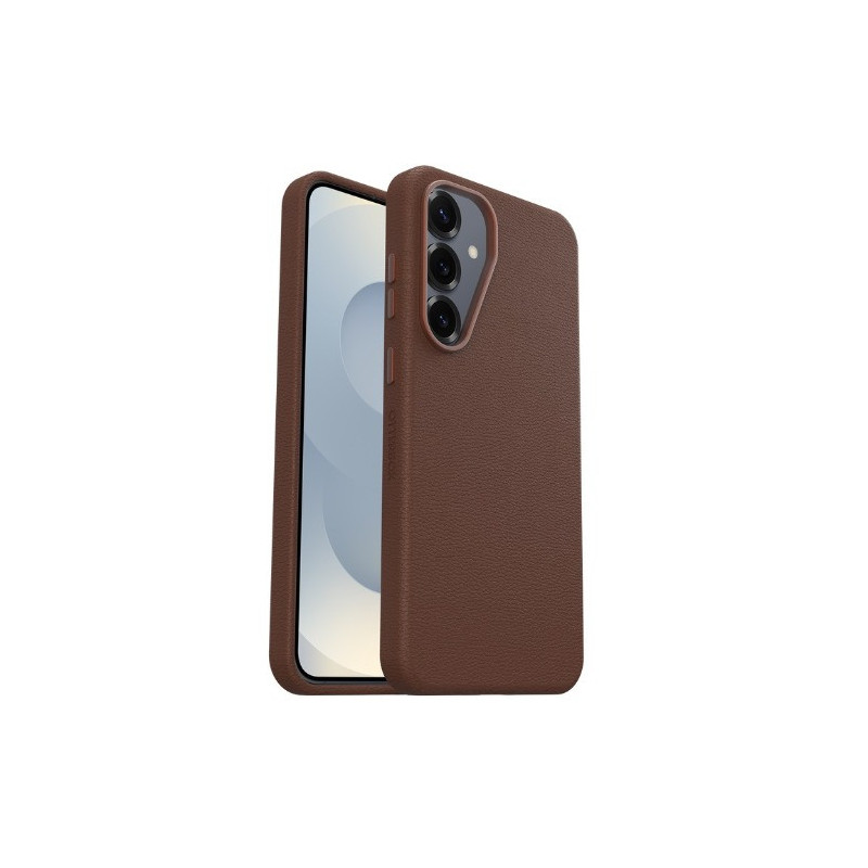 OtterBox Symmetry Cactus Leather Samsung Galaxy S25  5G (6.7') Case Rich Adobe (Brown) - (77-97448), DROP  3X Military Standa