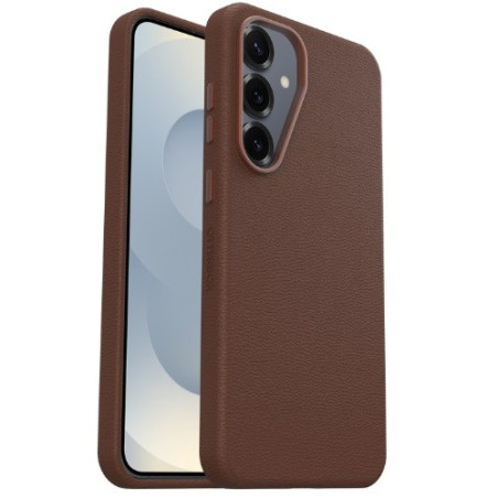OtterBox Symmetry Cactus Leather Samsung Galaxy S25  5G (6.7') Case Rich Adobe (Brown) - (77-97448), DROP  3X Military Standa