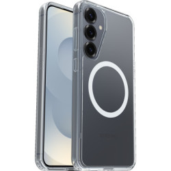 OtterBox Symmetry Clear Magnets Samsung Galaxy S25  5G (6.7') Case Clear - (77-97464), DROP  3X Military Standard, Raised Edg