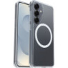 OtterBox Symmetry Clear Magnets Samsung Galaxy S25 5G (6.2') Case Clear - (77-97403), DROP  3X Military Standard, Raised Edge