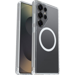 OtterBox Symmetry Clear Magnets Samsung Galaxy S25 Ultra 5G (6.9') Case Clear - (77-97520), DROP  3X Military Standard, Raise