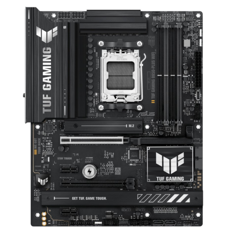 ASUS AMD TUF GAMING B850-PLUS WIFI (AM5) ATX Motherboard, DDR5 192GB, 1x PCIe 5.0 x16 slot, 3 xM.2 slots, 4x SATA, Wi-Fi 7,  