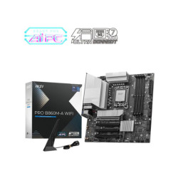 MSI PRO B860M-A WIFI, INTEL B860, 4x DDR5 256GB, 1x HDMI, 4x PCI-E x16 slot, 3x M.2, 4x SATA, 6x USB 2.0, Intel® Wi-Fi 7