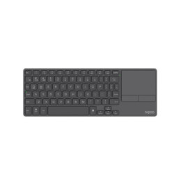 RAPOO E900T Wireless Keyboard w/ Touchpad, Up to 4 Devices Quick Switch, Ultra Slim 3.9mm, Aluminum Back, BT, 2.4Ghz.