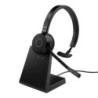Jabra Evolve 65 TE Link390a UC Mono Stand Bluetooth Headset, 16-hour battery life, 30-metre wireless range, Passive Noise Can