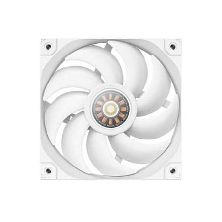 DeepCool FL12 White 120mm Unique ARGB Fans, Low Noise, 4-pin PWM, Fluid Dynamic Bearing, Addressable RGB LED