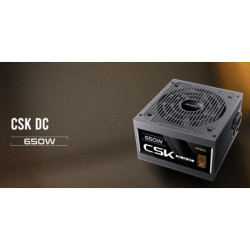 Antec CSK650DC 80  Bronze,  DC to DC, Flat Cables,. CircuitShield Protections, Thermal, Reliable Value Power Supply 5yr