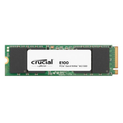 Crucial E100 1TB Gen4 NVMe SSD 5000/4500 MB/s R/W 80TBW 350K/460K IOPS 1M hrs MTTF M.2 2280 PCIe4 3yrs ~Crucial P3 CT1000P3SS