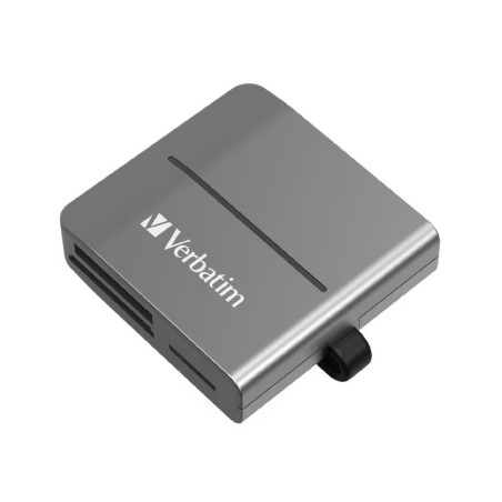 Verbatim USB 3.2 Gen 1 All- in-1 Card Reader  SD, SDHC, SDXC, microSD, microSDHC, microSDXC, CF-1, Memory Stick, MS-Pro Duo, 