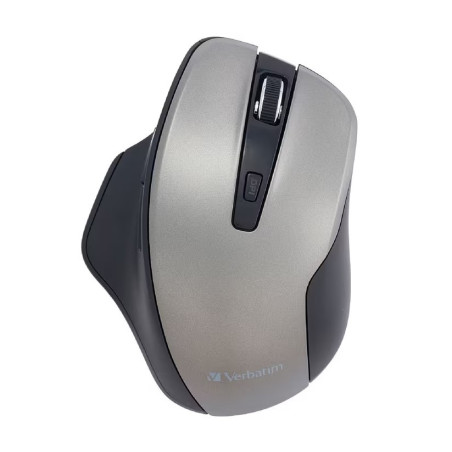 Verbatim Silent Ergonomic Wireless LED Mouse Graphite